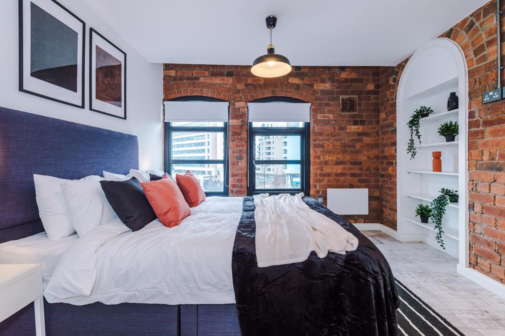 2 King Size Beds In Manhattan Styled Oversize Apartment 利兹 外观 照片