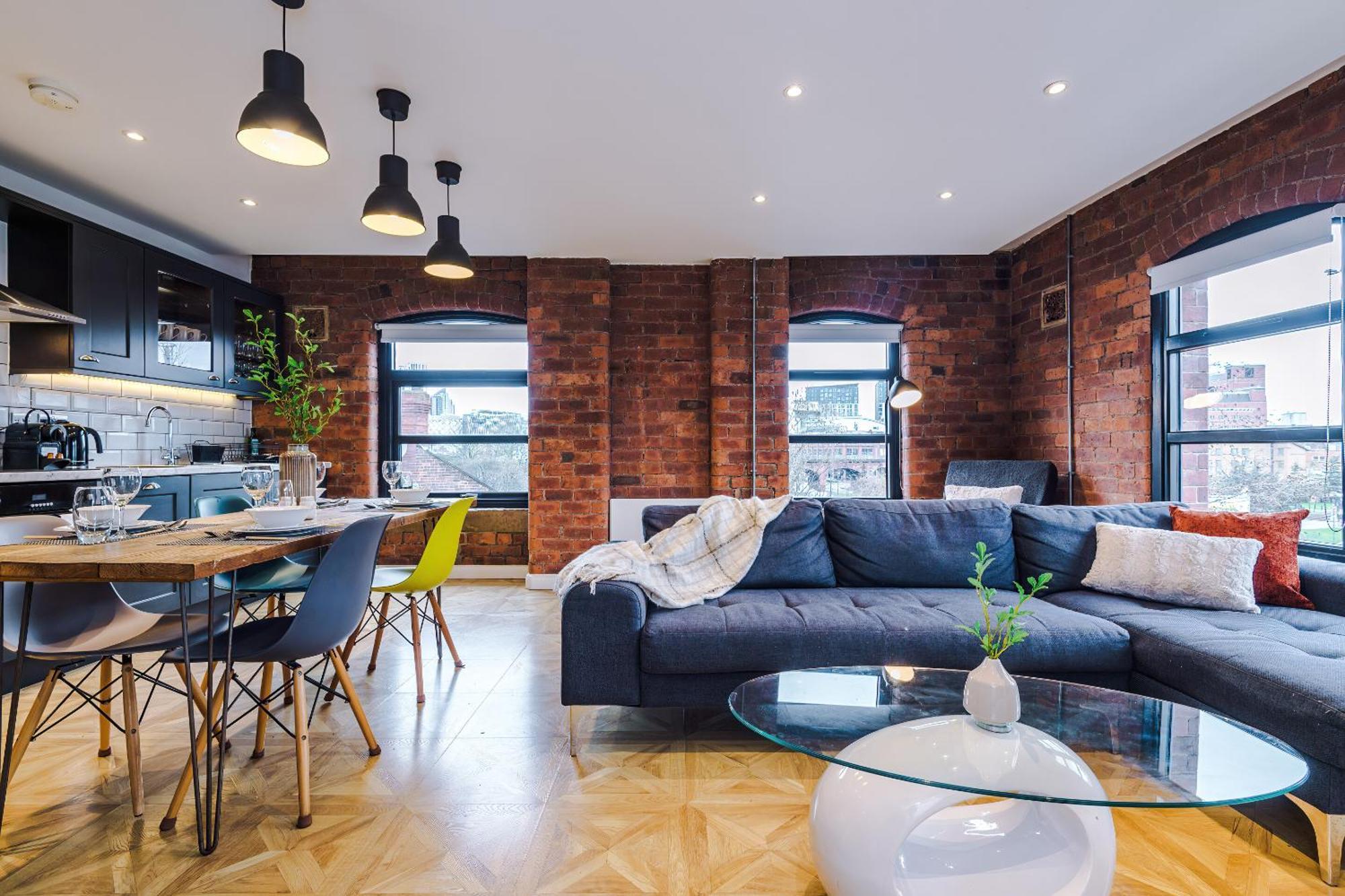 2 King Size Beds In Manhattan Styled Oversize Apartment 利兹 外观 照片