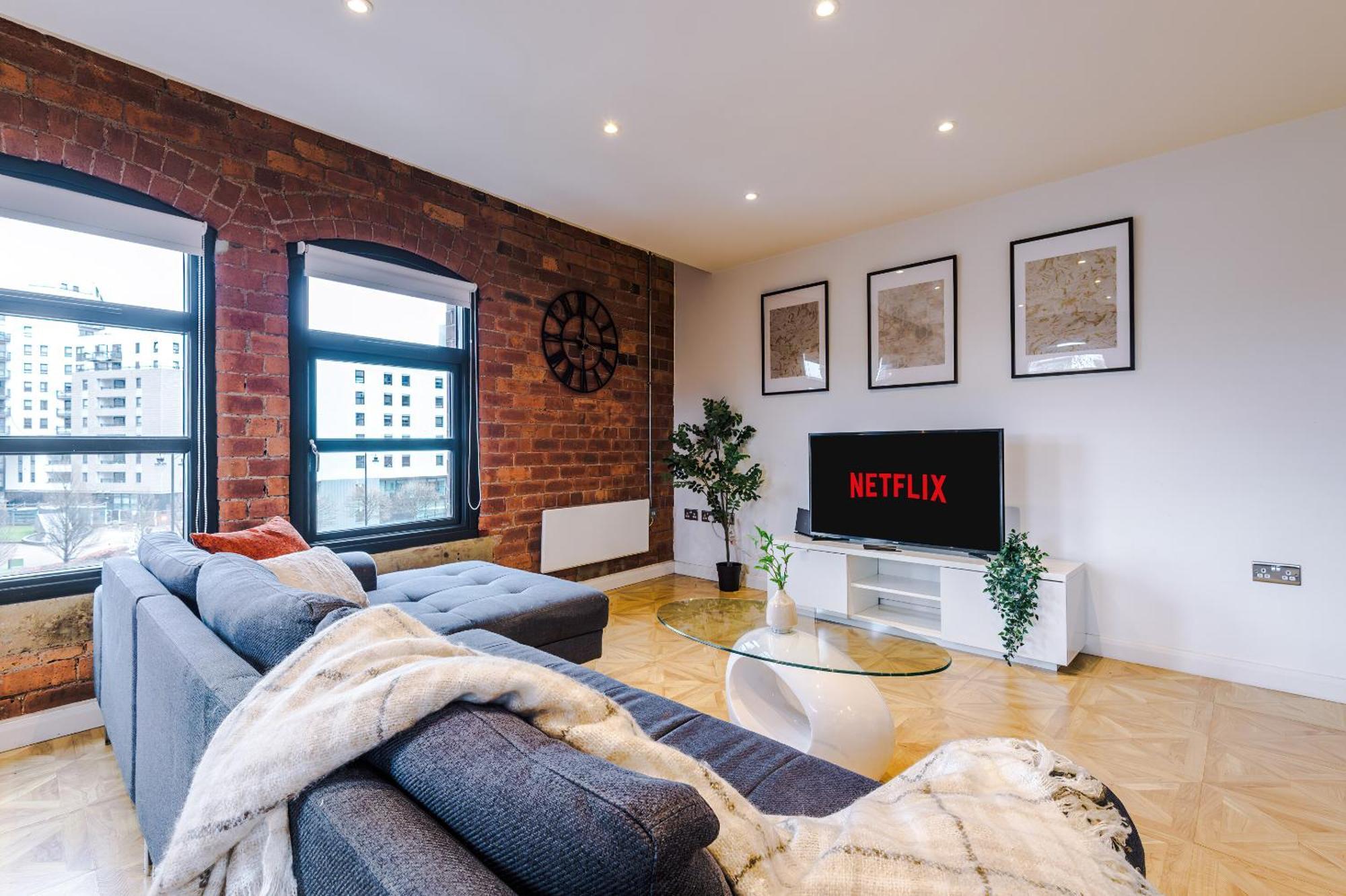 2 King Size Beds In Manhattan Styled Oversize Apartment 利兹 外观 照片