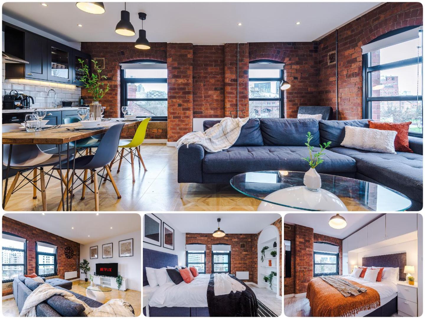 2 King Size Beds In Manhattan Styled Oversize Apartment 利兹 外观 照片